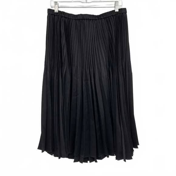 Donna Karan Dresses & Skirts - Donna Karan Black Pleated Midi Skirt | Women’s Size M